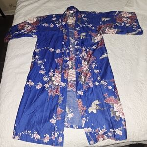 Vintage Floral Kimono Robe